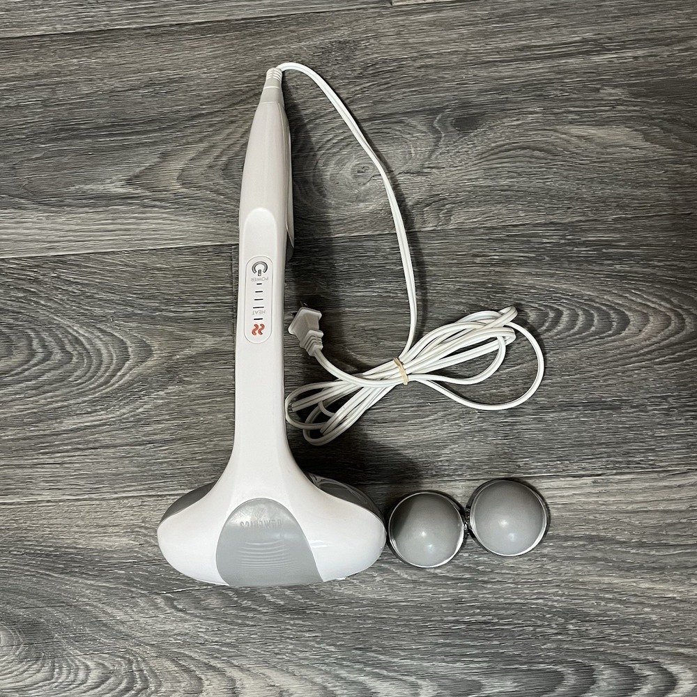 HoMedics HHP-351H Percussion Dual Action Plus Handheld Massager - White